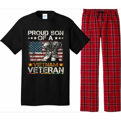 Proud Son Of Vietnam Veteran Us Flag Pajama Set