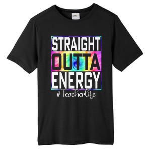 Paraprofessional Straight Outta Energy Teacher Life Gifts Tall Fusion ChromaSoft Performance T-Shirt