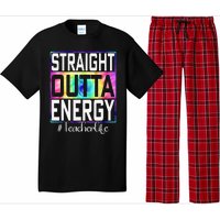 Paraprofessional Straight Outta Energy Teacher Life Gifts Pajama Set