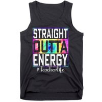 Paraprofessional Straight Outta Energy Teacher Life Gifts Tank Top