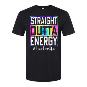 Paraprofessional Straight Outta Energy Teacher Life Gifts Softstyle CVC T-Shirt