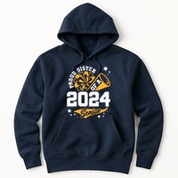 Proud Sister Of A 2024 Senior Cheer Sister Graduation Party Hoodie