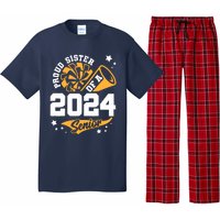 Proud Sister Of A 2024 Senior Cheer Sister Graduation Party Pajama Set