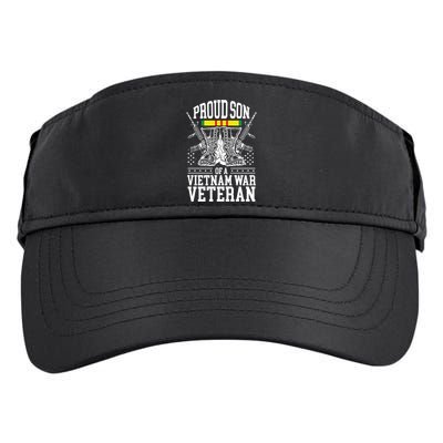 Proud Son Of A Vietnam War Veteran Soldier Father Mother Gift Adult Drive Performance Visor