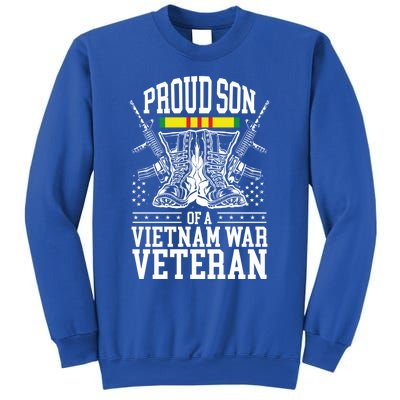 Proud Son Of A Vietnam War Veteran Soldier Father Mother Gift Sweatshirt