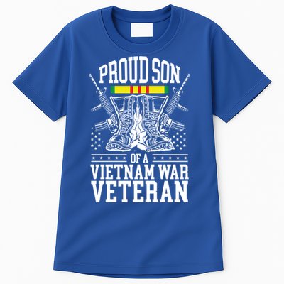 Proud Son Of A Vietnam War Veteran Soldier Father Mother Gift Tall T-Shirt