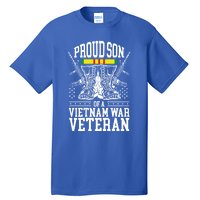 Proud Son Of A Vietnam War Veteran Soldier Father Mother Gift Tall T-Shirt