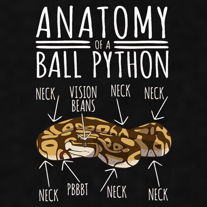 Python Snake Owner Anatomy Of A Ball Python Ladies PosiCharge Tri-Blend Wicking Tank