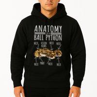 Python Snake Owner Anatomy Of A Ball Python Hoodie