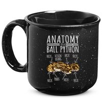 Python Snake Owner Anatomy Of A Ball Python 15oz Campfire Ceramic Mug