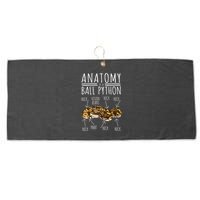 Python Snake Owner Anatomy Of A Ball Python Large Microfiber Waffle Golf Towel