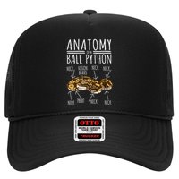 Python Snake Owner Anatomy Of A Ball Python Trucker Hat