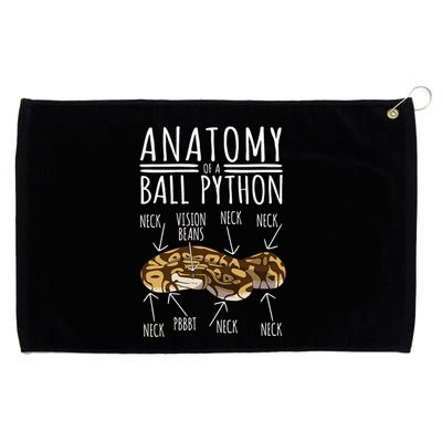 Python Snake Owner Anatomy Of A Ball Python Grommeted Golf Towel