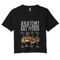 Python Snake Owner Anatomy Of A Ball Python Crop Top