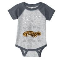 Python Snake Owner Anatomy Of A Ball Python Infant Baby Jersey Bodysuit