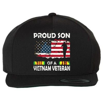 Proud Son Of A Vietnam Veteran Shirt | Vietnam War Vet Wool Snapback Cap