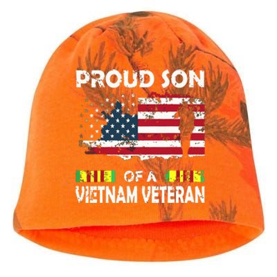 Proud Son Of A Vietnam Veteran Shirt | Vietnam War Vet Kati - Camo Knit Beanie