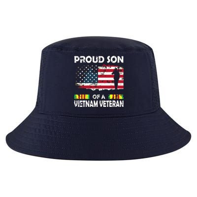 Proud Son Of A Vietnam Veteran Shirt | Vietnam War Vet Cool Comfort Performance Bucket Hat