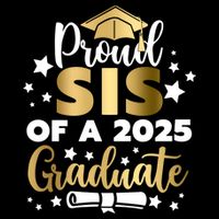 Proud Sis Of A 2025 Graduate Sister Senior 2025 Gift Impact Tech Backpack