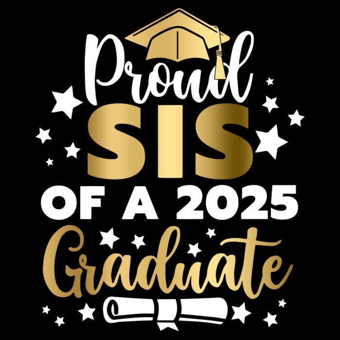 Proud Sis Of A 2025 Graduate Sister Senior 2025 Gift Impact Tech Backpack