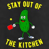 Pickleball Stay Out Of The Kitchen Funny Cool Comfort Performance Bucket Hat