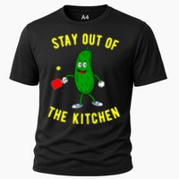 Pickleball Stay Out Of The Kitchen Funny Cooling Performance Crew T-Shirt