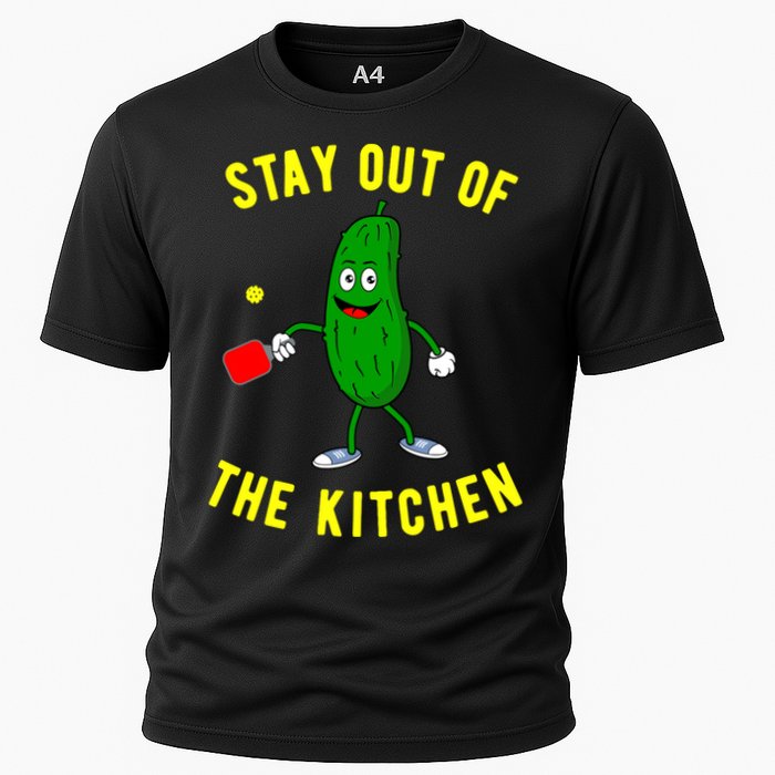 Pickleball Stay Out Of The Kitchen Funny Cooling Performance Crew T-Shirt