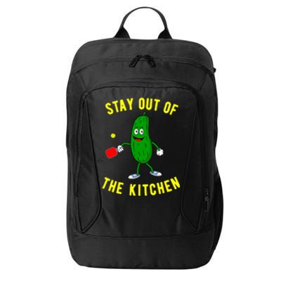 Pickleball Stay Out Of The Kitchen Funny City Backpack