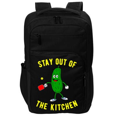 Pickleball Stay Out Of The Kitchen Funny Impact Tech Backpack