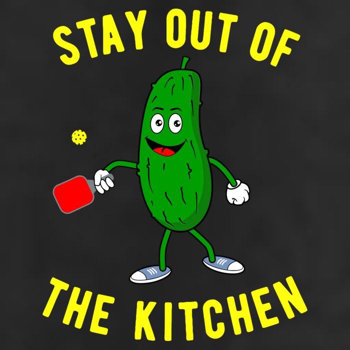 Pickleball Stay Out Of The Kitchen Funny Adult Drive Performance Visor