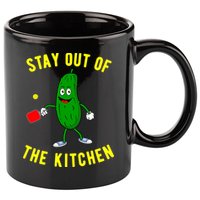 Pickleball Stay Out Of The Kitchen Funny 11oz C Handle Ceramic Mug