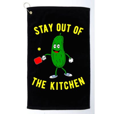 Pickleball Stay Out Of The Kitchen Funny Golf Towel