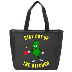 Pickleball Stay Out Of The Kitchen Funny Zip Tote Bag