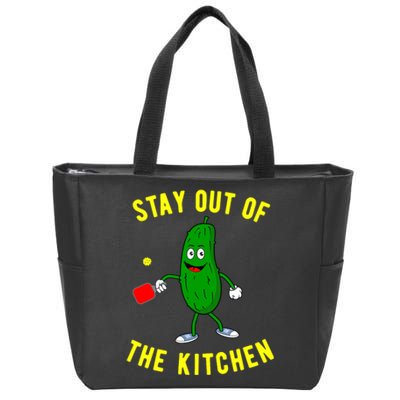 Pickleball Stay Out Of The Kitchen Funny Zip Tote Bag