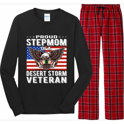 Proud Stepmom Of Desert Storm Veteran Gulf War VeteranS Mom Cool Gift Long Sleeve Pajama Set