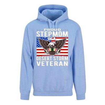 Proud Stepmom Of Desert Storm Veteran Gulf War VeteranS Mom Cool Gift Unisex Surf Hoodie