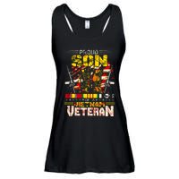 Proud Son Of A Vietnam Veteran, Vietnam War Vet Ladies Essential Flowy Tank