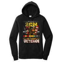 Proud Son Of A Vietnam Veteran, Vietnam War Vet Women's Pullover Hoodie