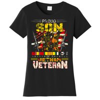 Proud Son Of A Vietnam Veteran, Vietnam War Vet Women's T-Shirt