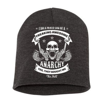 Proud Son Of An Anarchy Short Acrylic Beanie