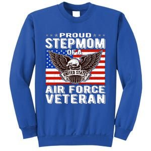 Proud Stepmom Of Us Air Force Veteran Patriotic Military Mom Gift Sweatshirt