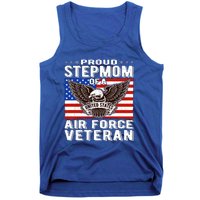 Proud Stepmom Of Us Air Force Veteran Patriotic Military Mom Gift Tank Top