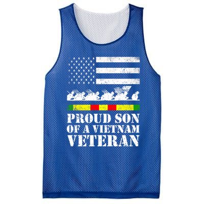 Proud Son Of A Vietnam Veteran Gift Mesh Reversible Basketball Jersey Tank