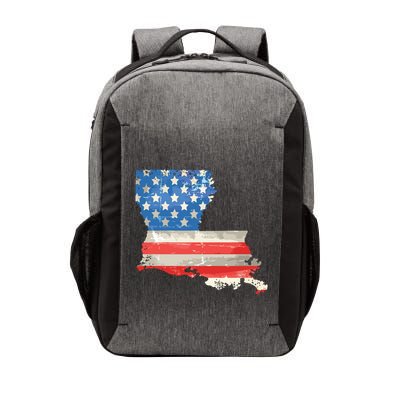 Patriotic State Of Louisiana Usa Flag Vector Backpack