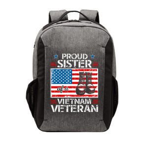 Proud Sister Of Vietnam Veteran Patriotic Usa Flag Military Vector Backpack