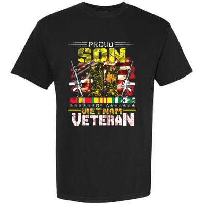 Proud Son Of A Vietnam Veteran Vietnam War Vet Garment-Dyed Heavyweight T-Shirt