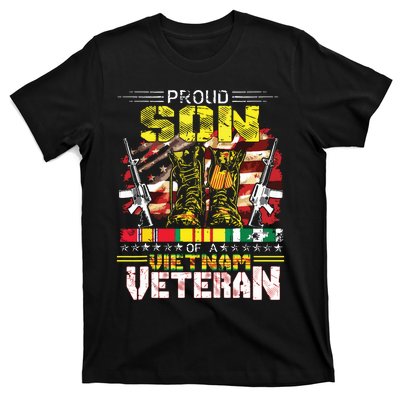 Proud Son Of A Vietnam Veteran Vietnam War Vet T-Shirt