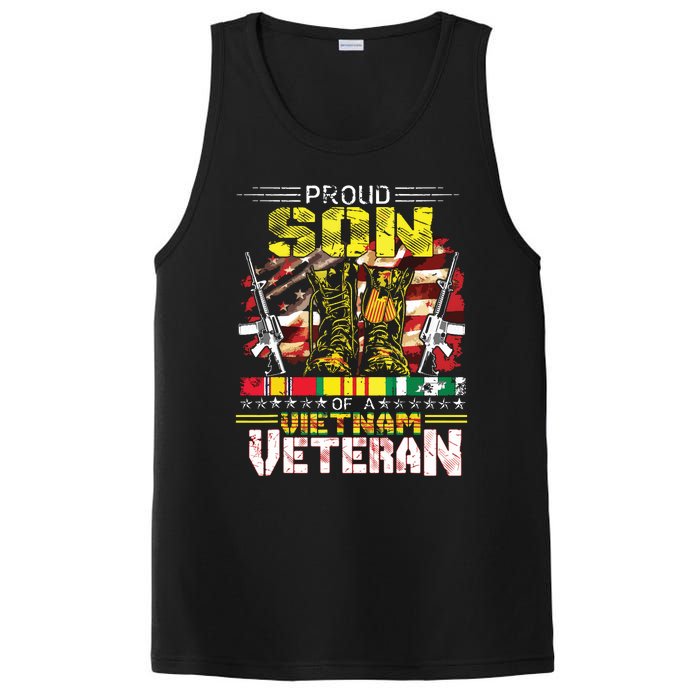 Proud Son Of A Vietnam Veteran Vietnam War Vet PosiCharge Competitor Tank