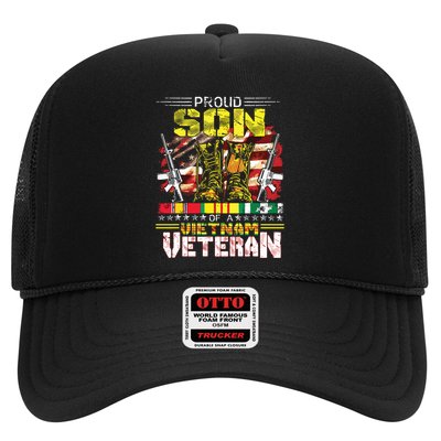 Proud Son Of A Vietnam Veteran Vietnam War Vet Trucker Hat