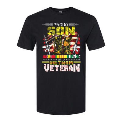 Proud Son Of A Vietnam Veteran Vietnam War Vet Softstyle® CVC T-Shirt